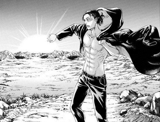 进击的巨人漫画110话情报整理艺术家为艾伦王的诞生献上礼炮