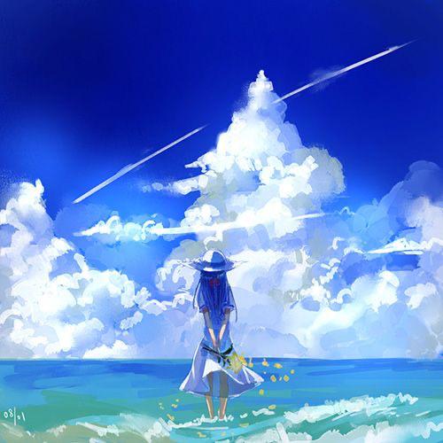 有哪些好看到爆的蓝色系头像? - 知乎