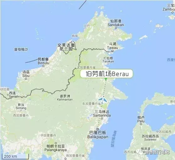 下了飞机后,再搭快艇3个小时,就可以去达拉湾(derawan)的达丹绒巴都