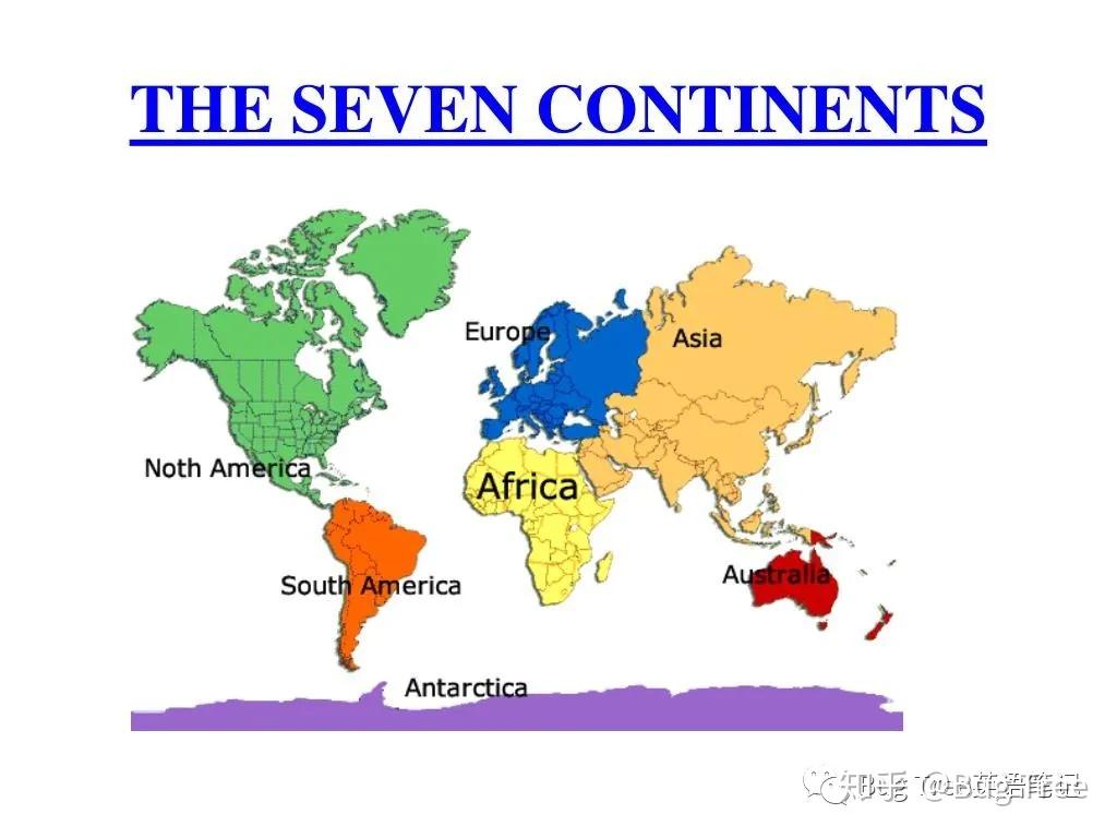 七大洲五大洋英语名称的由来 The 7 Continents And 5 Oceans