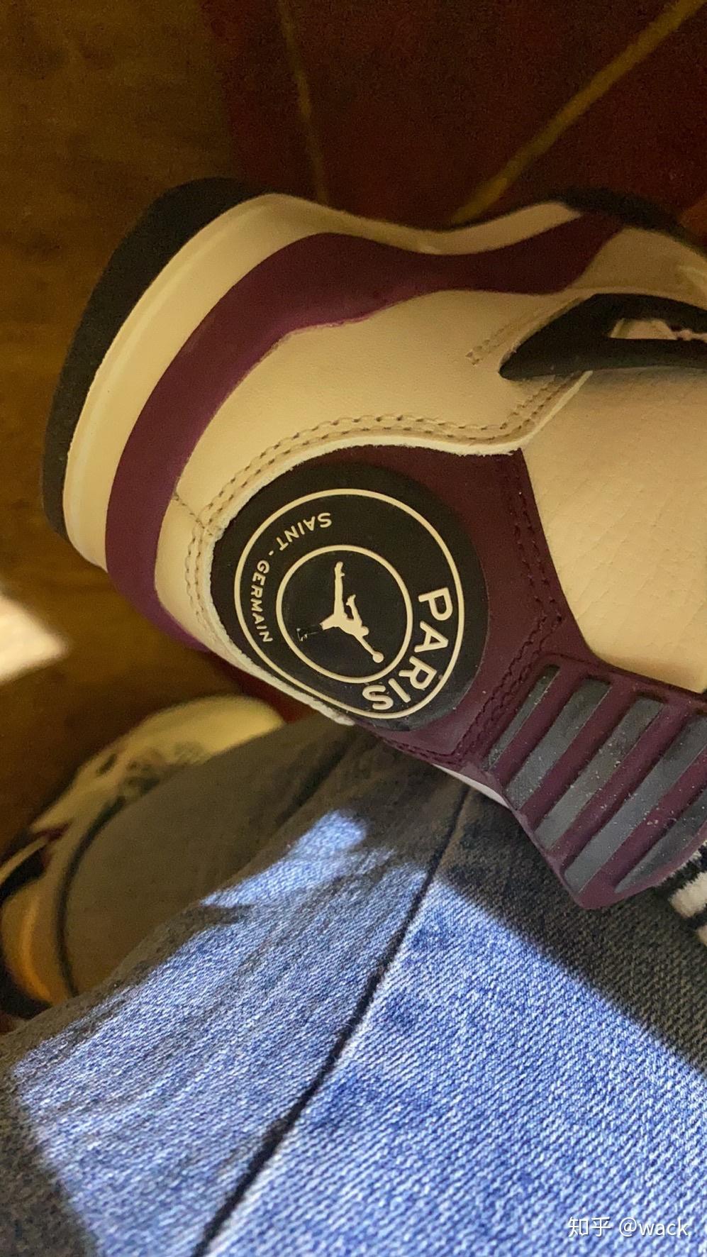 我的aj4大巴黎后面的logo圈断了怎么办在线等急