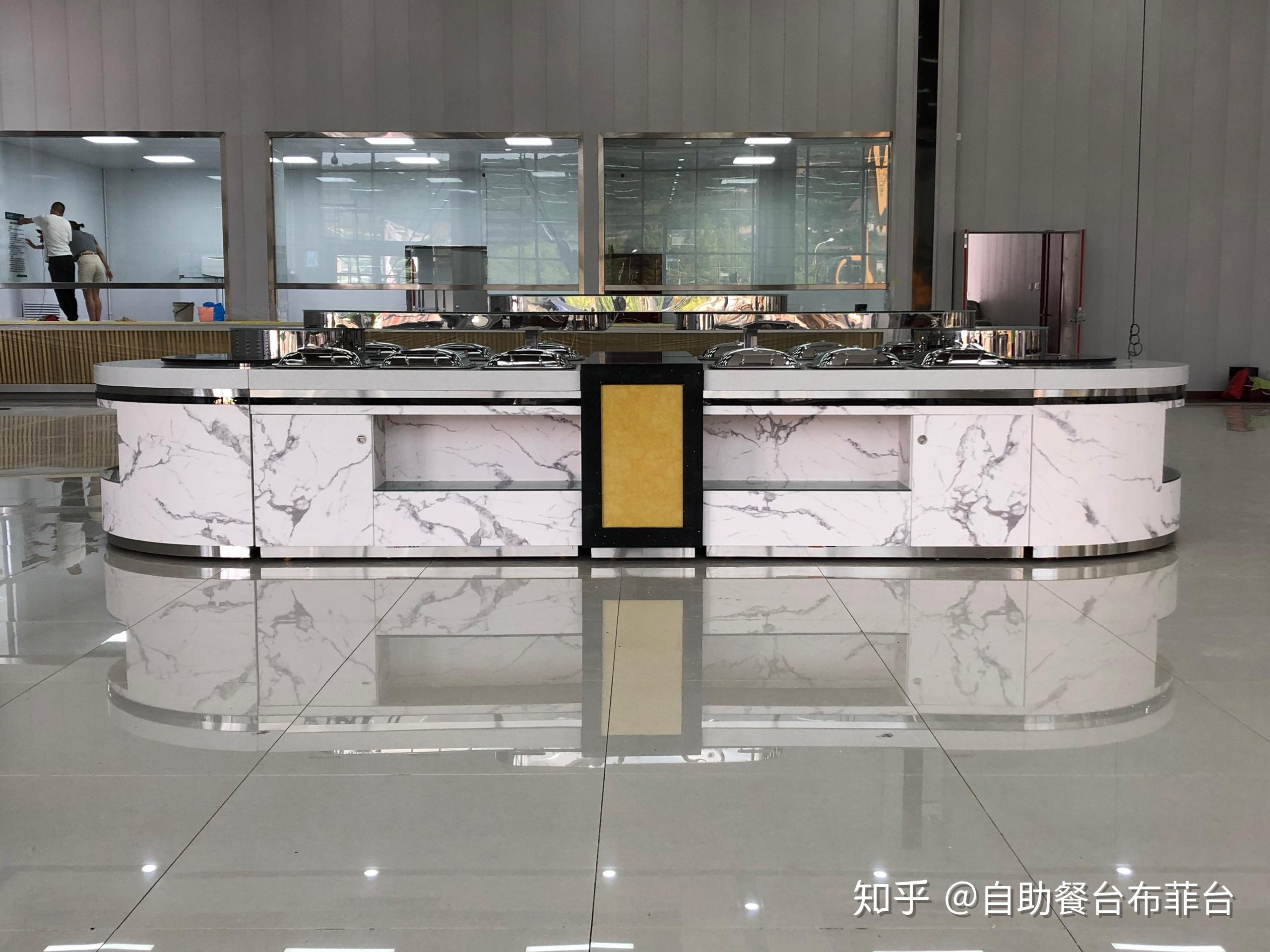 耐用程度更高的机关单位食堂自助餐台定制