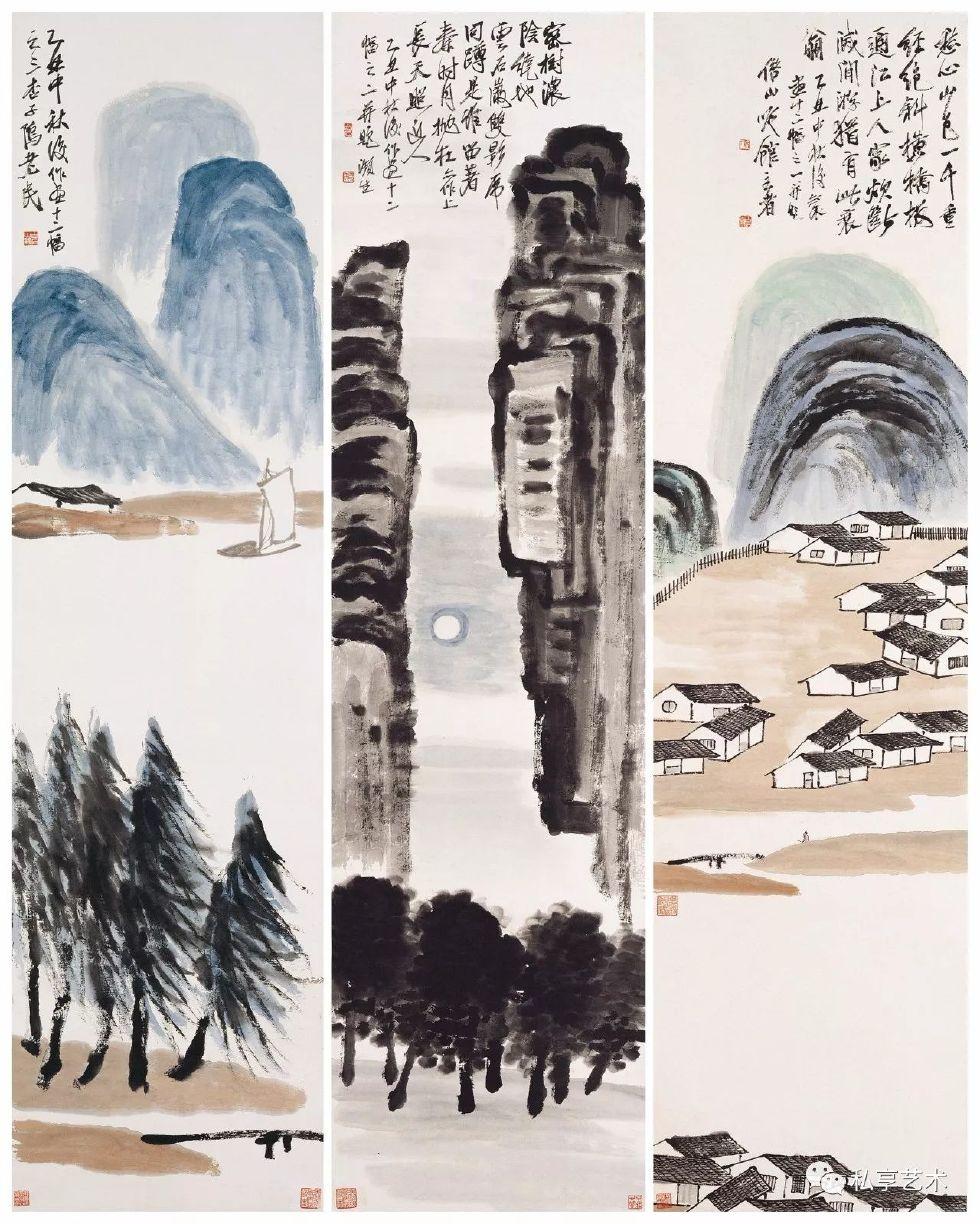 9.315亿元，齐白石山水十二条屏，成最贵中国艺术品- 知乎