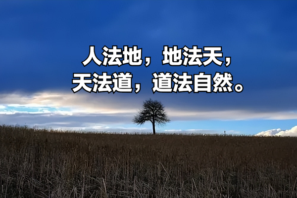 《道德经》第二十五章-人法地,地法天,天法道,道法自然 - 知乎