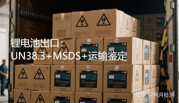 锂电池出口UN38.3+MSDS+运输鉴定报告如何办理？ - 知乎
