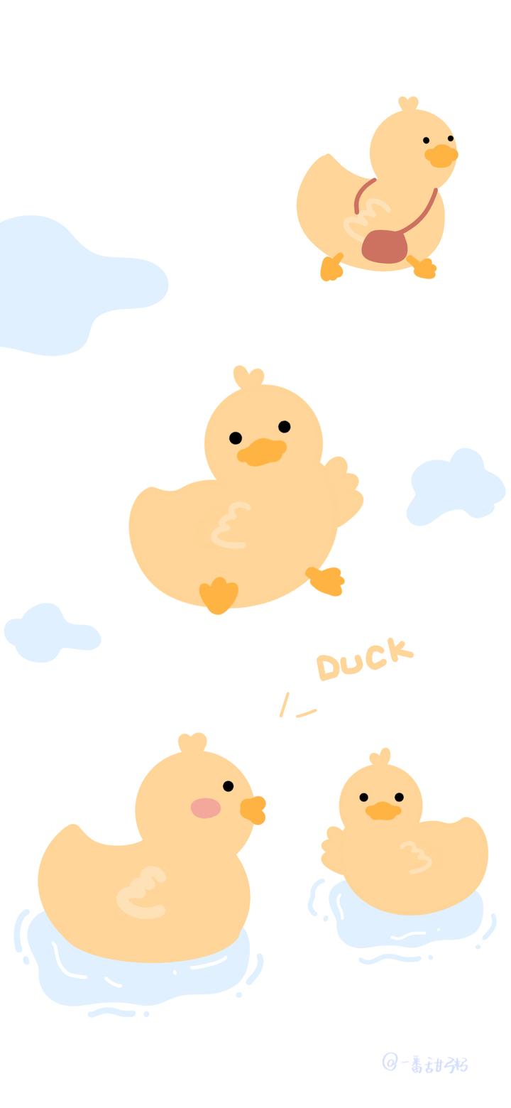 壁纸谁能拒绝可爱的小鸭子