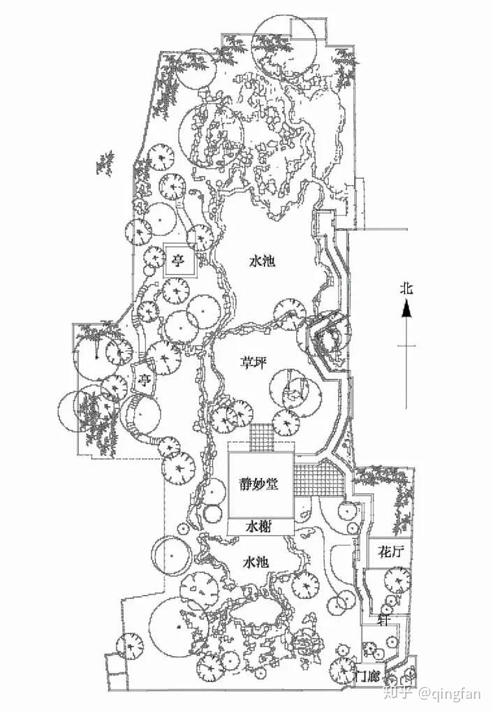 瞻园的假山刘敦桢先生改造前后的对比