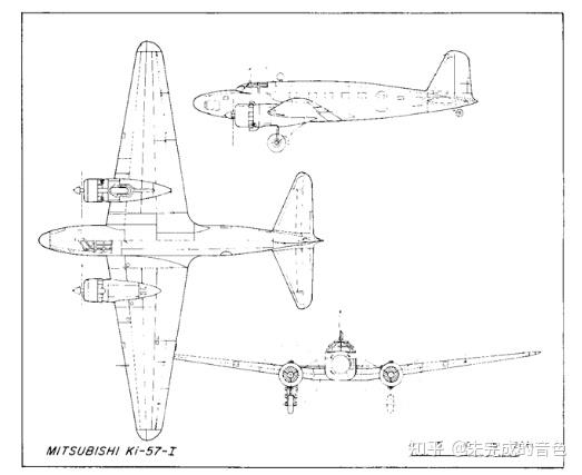 评价:日本帝国陆军的标准人员运输机,尽管大多数时候,这种运输机都在