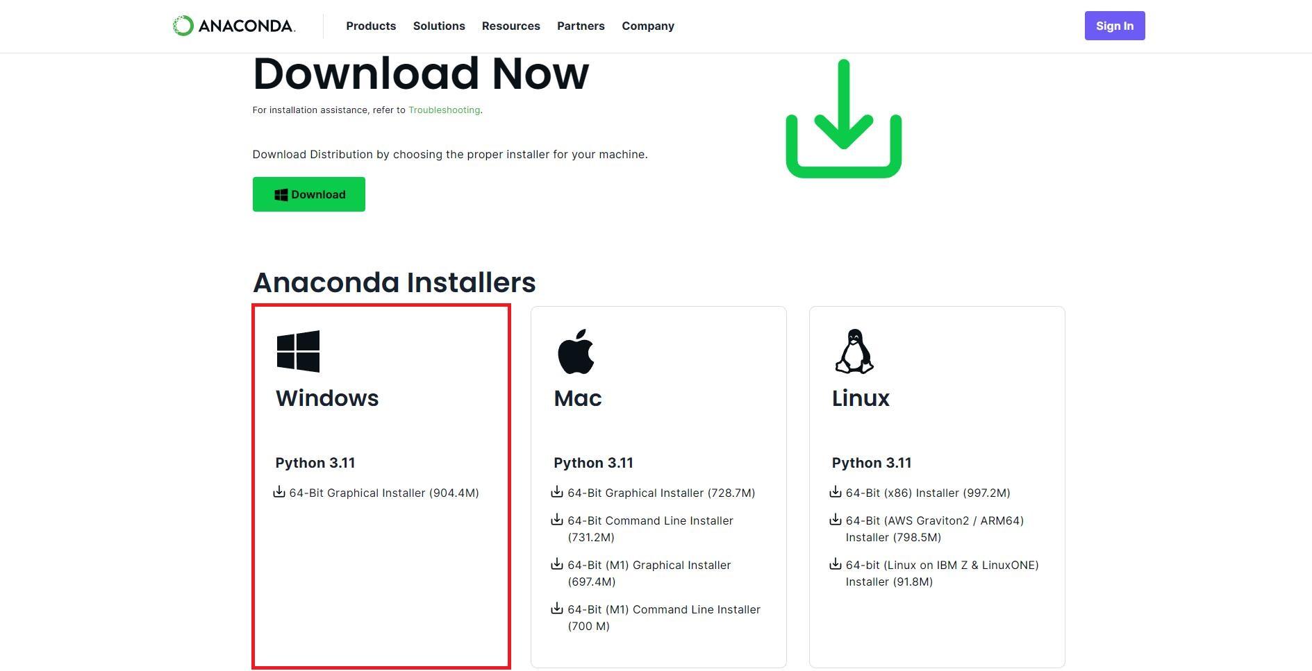 Anaconda installer 2024 02 