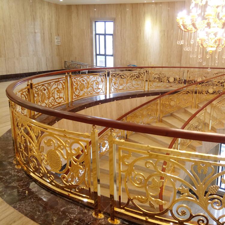 欧式铜楼梯扶手变得更吸引年轻人
