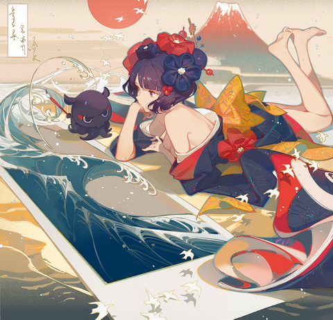 2天下面带来分享的10张作品希望有你喜欢的注:插画左上角文字为画师