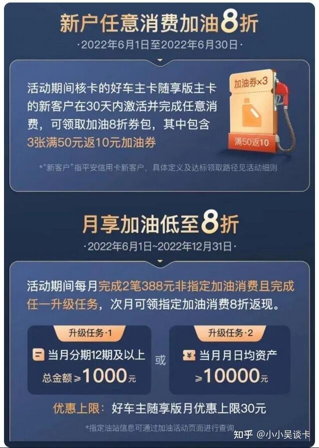 给大家一个参考和自由选择.小小吴谈卡