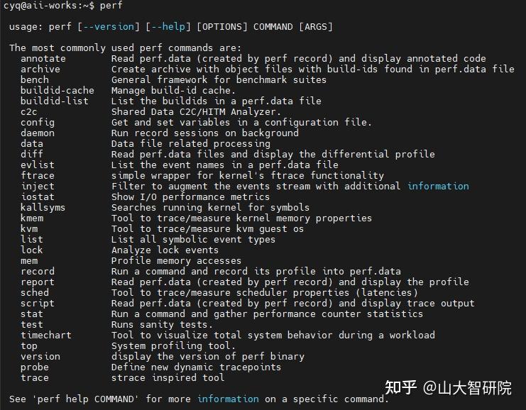 Linux perf 