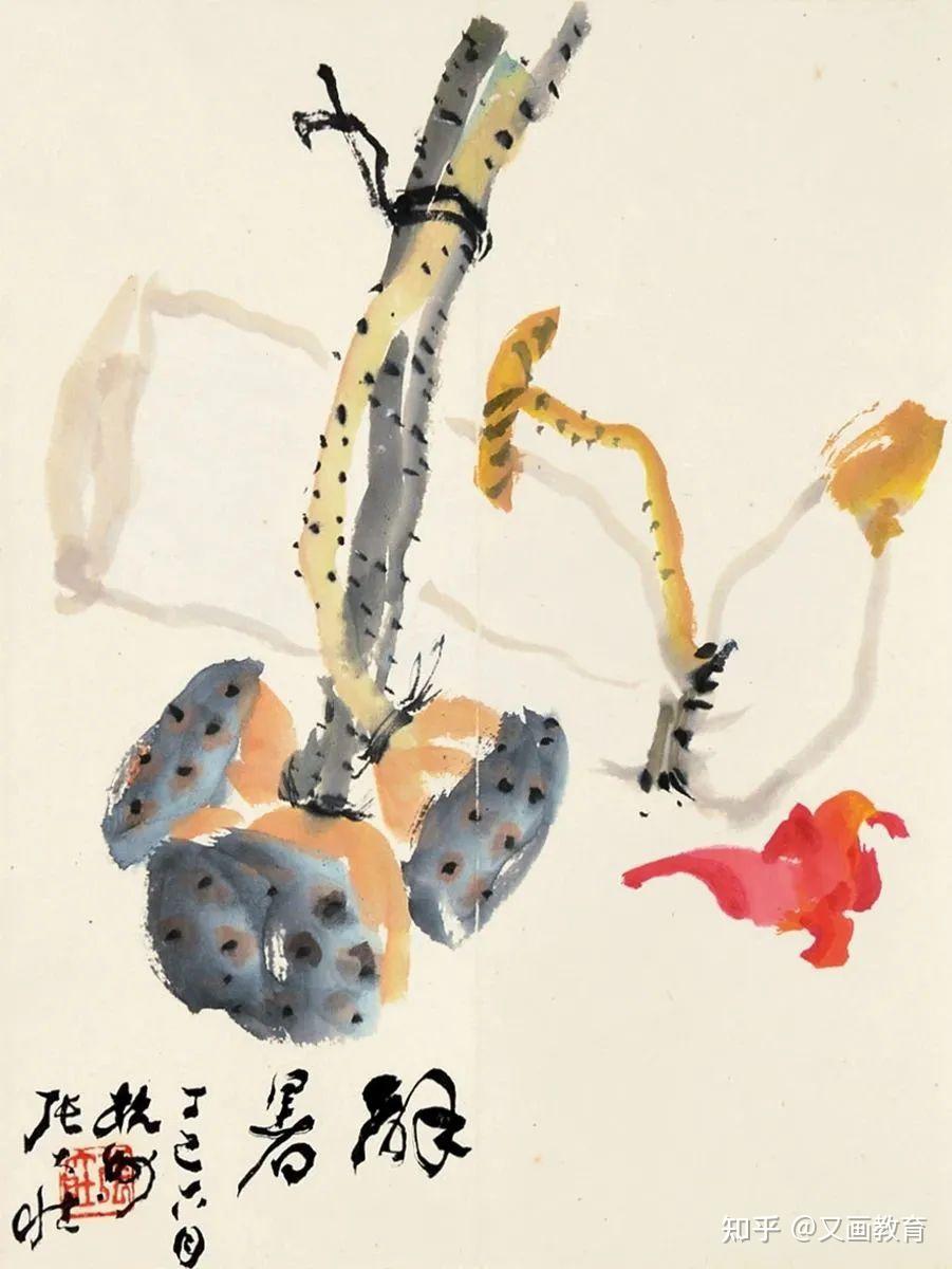 与江寒汀,唐云,陆抑非合为现代四大花鸟画家,被合称花卉画的四大名旦.