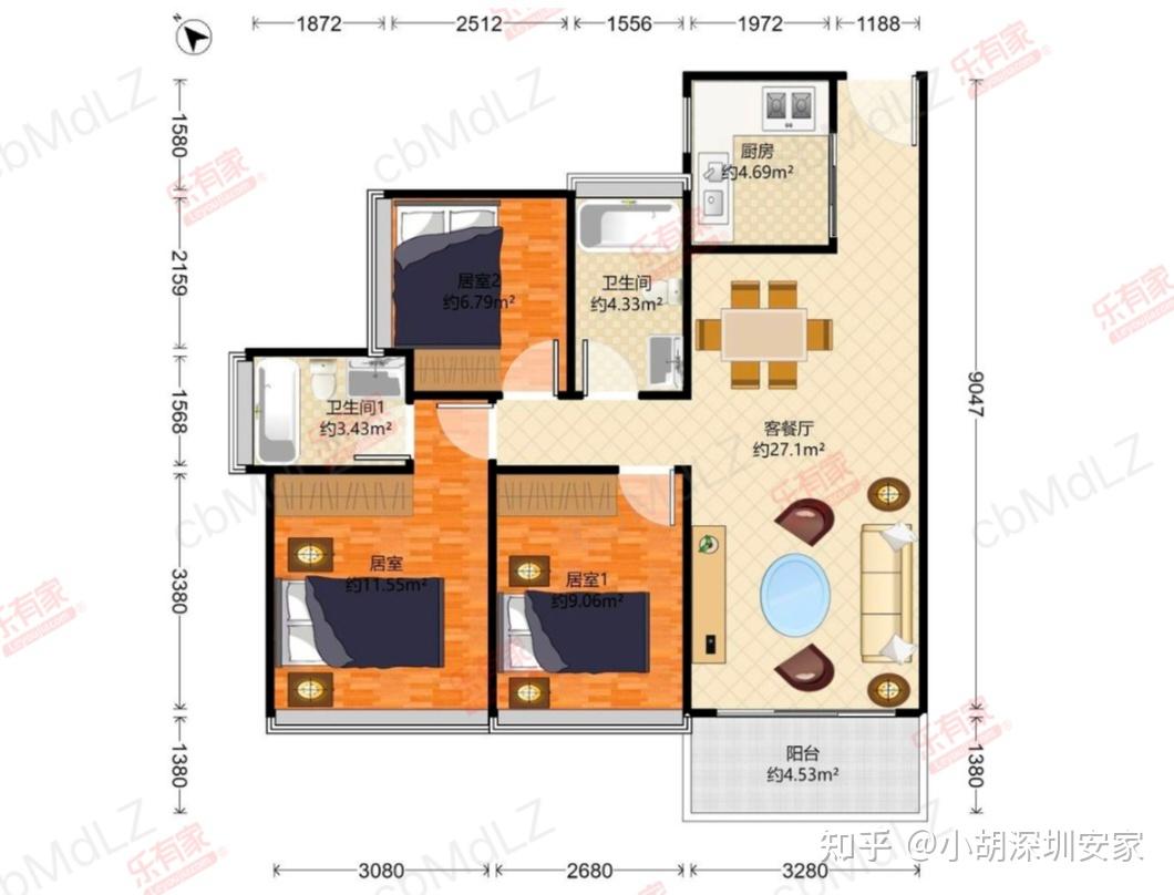 深圳200万买三房住宅 - 知乎