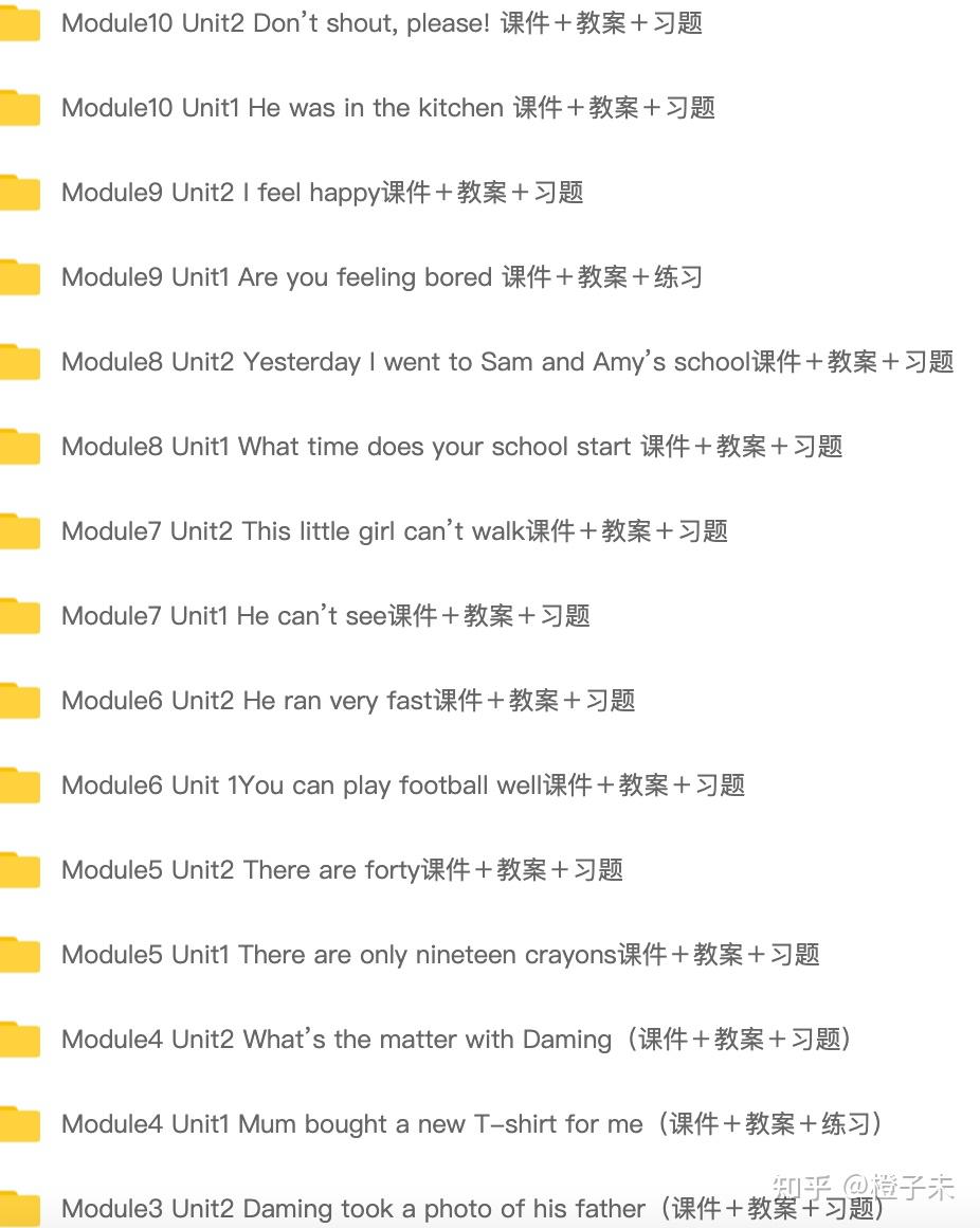 小学外研版英语(三年级起点)五年级上册全册优质课件ppt+教案+同步练习+素材 - 知乎