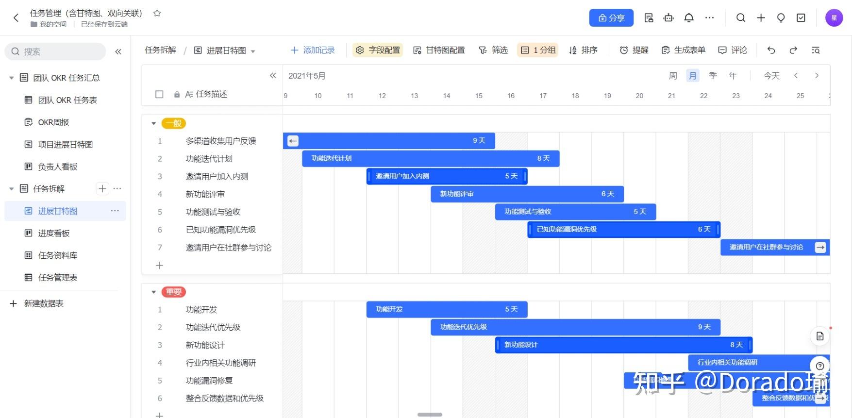 (纯干货)如何使用 Excel 制作项目甘特图?+模板下载 - 知乎
