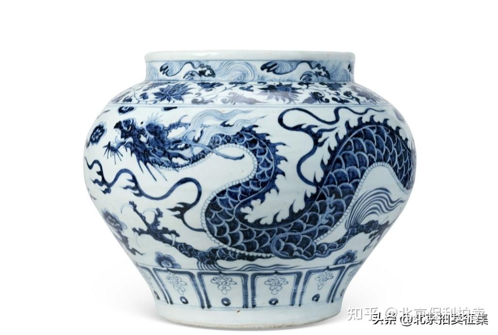 ◇旧家蔵出◇古美術 中国古玩 元代 元青花 釉里紅 捏花 荷叶魚藻