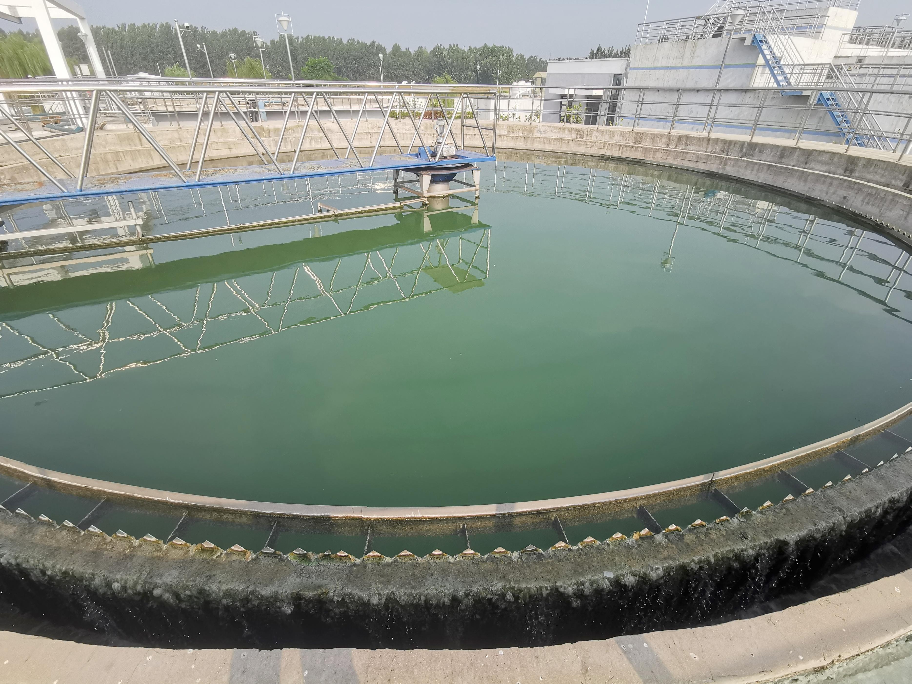 厂区全貌二沉池改良aao接触消毒池曝气生物滤池