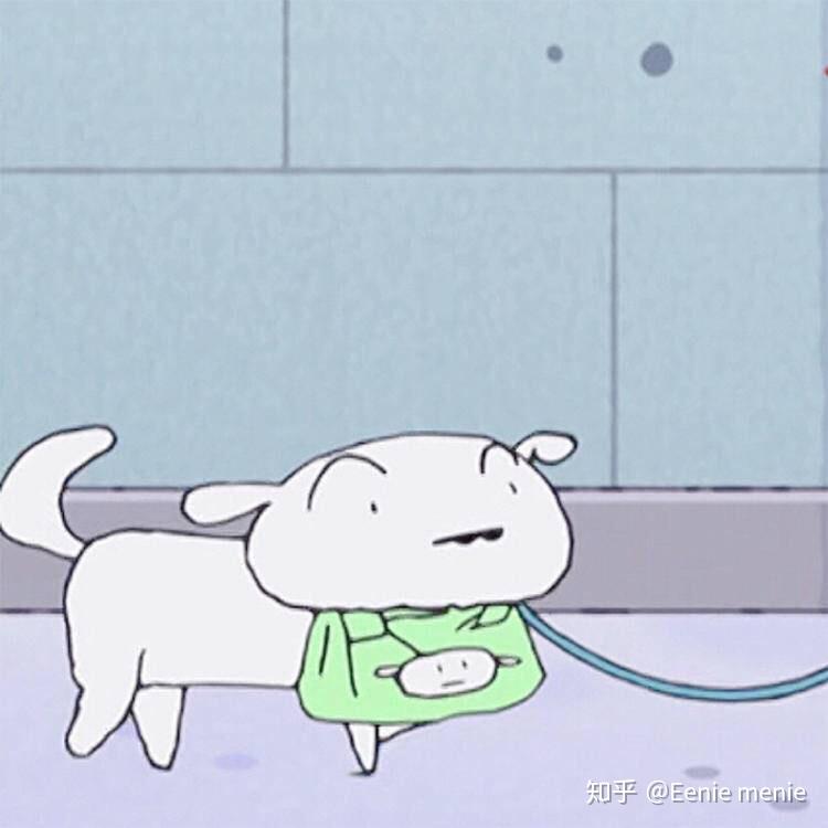 求人牵狗的情侣卡通头像?
