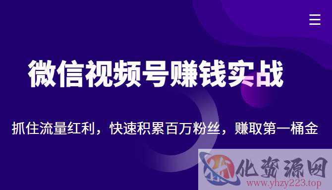 微信视频号赚钱实战：抓住流量红利，快速积累百万粉丝，赚取你的第一桶金插图