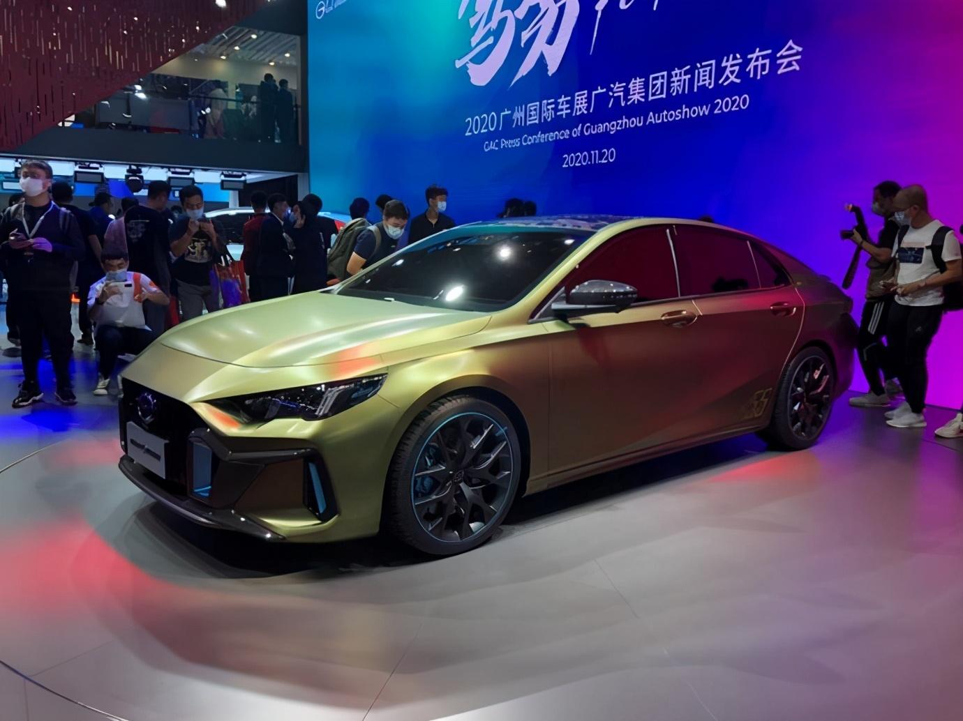 「广州车展」帅气逼人,广汽传祺全新轿跑empow55首发