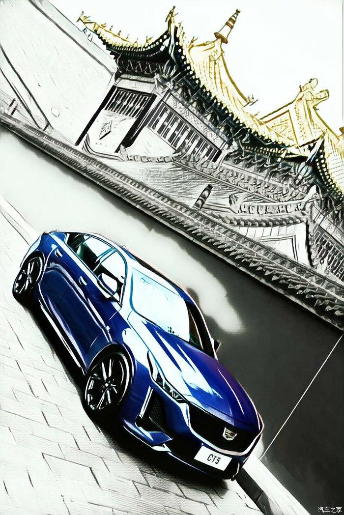 一组凯迪拉克ct5动漫效果图献给各位,谈谈自己想法 - 知乎