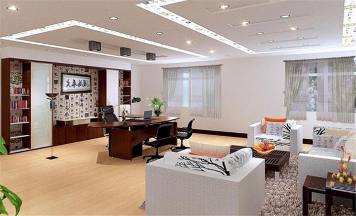 办公室背景墙效果图 - 知乎