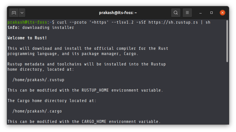 如何在 Ubuntu 和其它的 Linux 发行版安装 Rust 和 Cargo | Linux 中国 - 知乎
