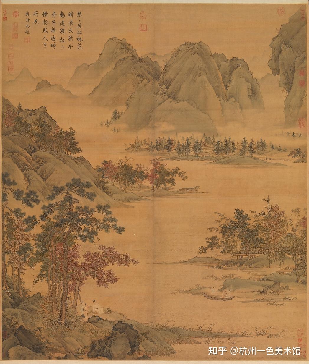 待渡500年：仇英存世唯一大尺幅全景山水《秋江待渡图》与它的三