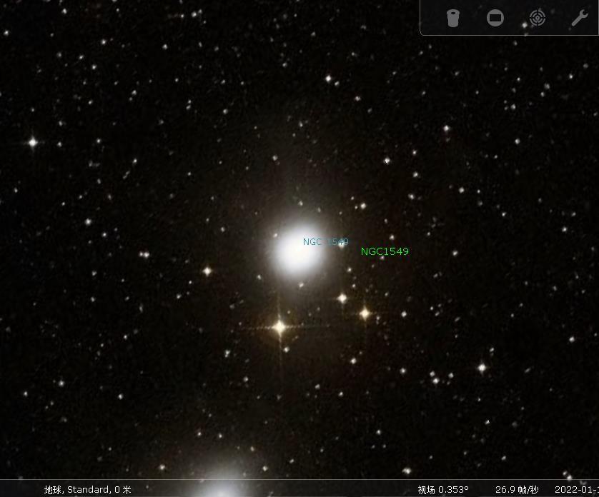 421. ngc1566 剑鱼座星系vmag=9.722. ngc1672 鱼腹星系vmag=9.723.