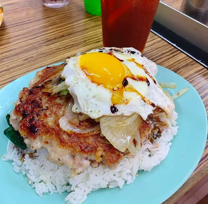 食过返寻味煎肉饼饭