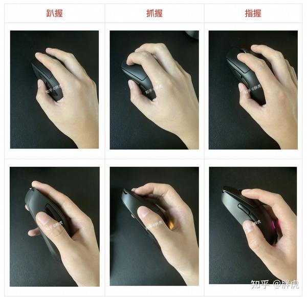 重量模具(外形)个人握姿每个人的手型和握姿不同,即使同一个鼠标,每个