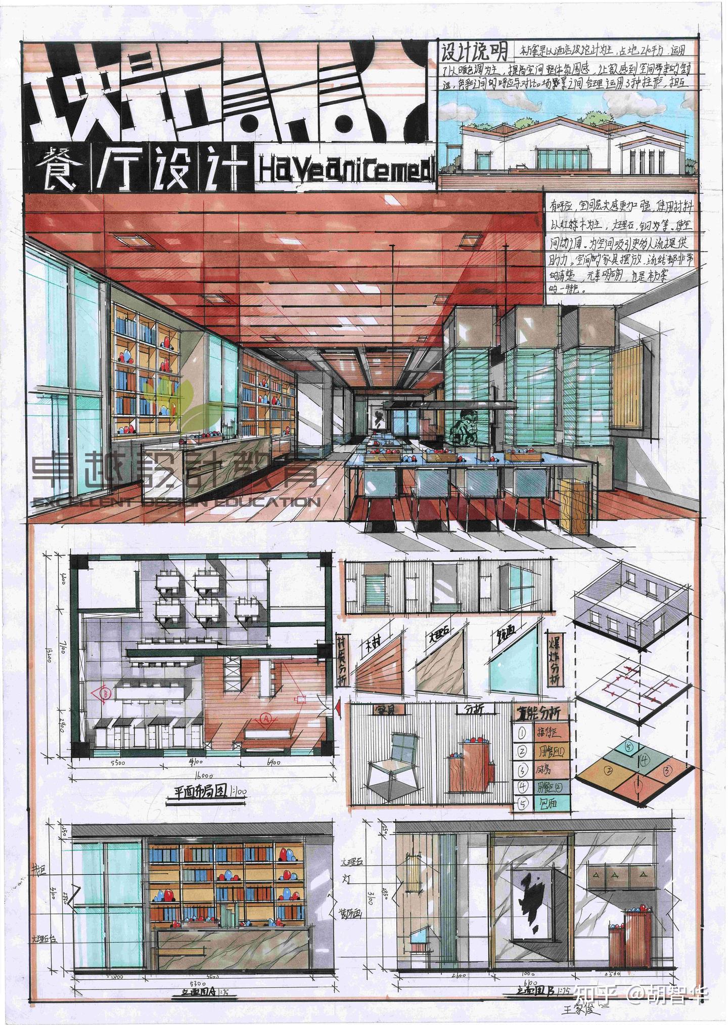 室内考研方案之餐饮空间设计！！ - 知乎