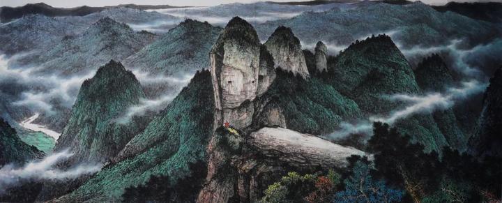 不二轩书画家王敬生:山河入梦,自在徐行 - 知乎