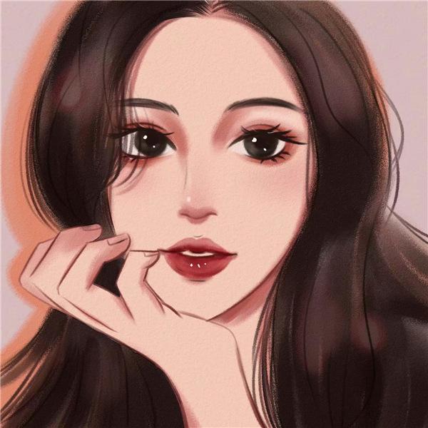 手绘头像女高冷 手绘头像女高冷御姐 手绘黑白头像女生霸气