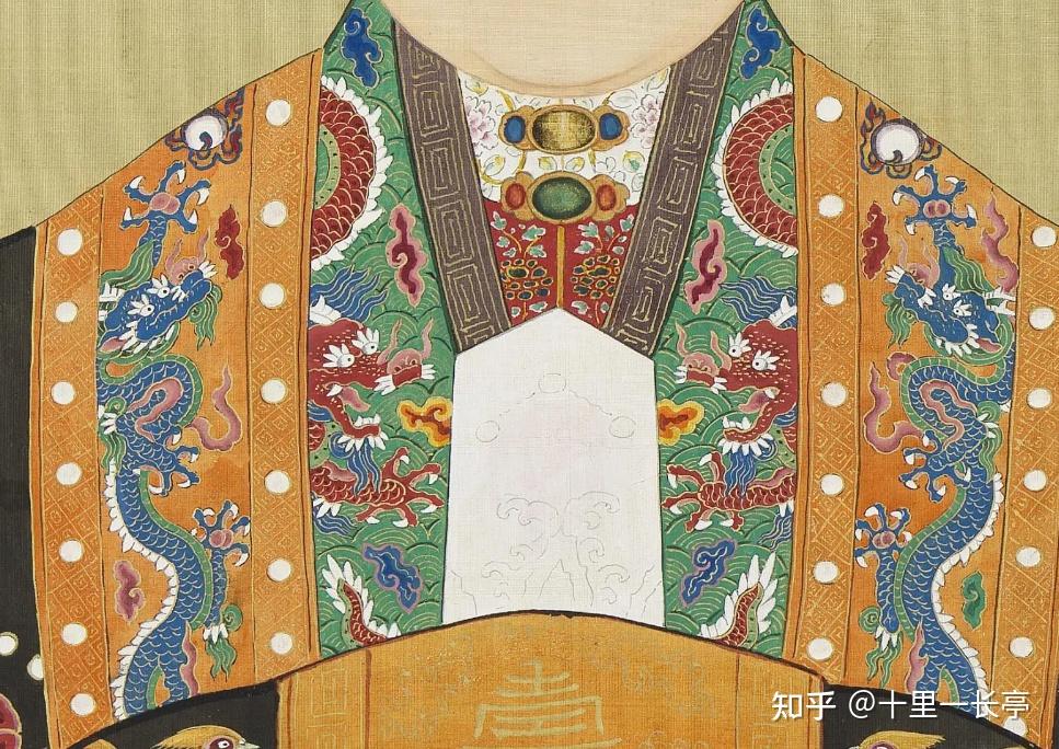 明清宫廷服饰与画像上龙纹形象的特征与演变简析 - 知乎