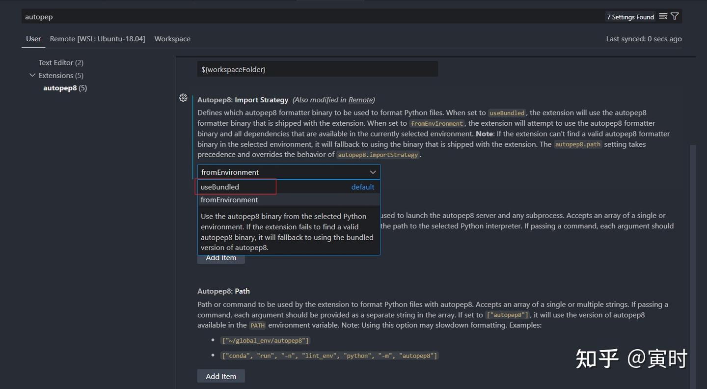 Vscode wsl python 