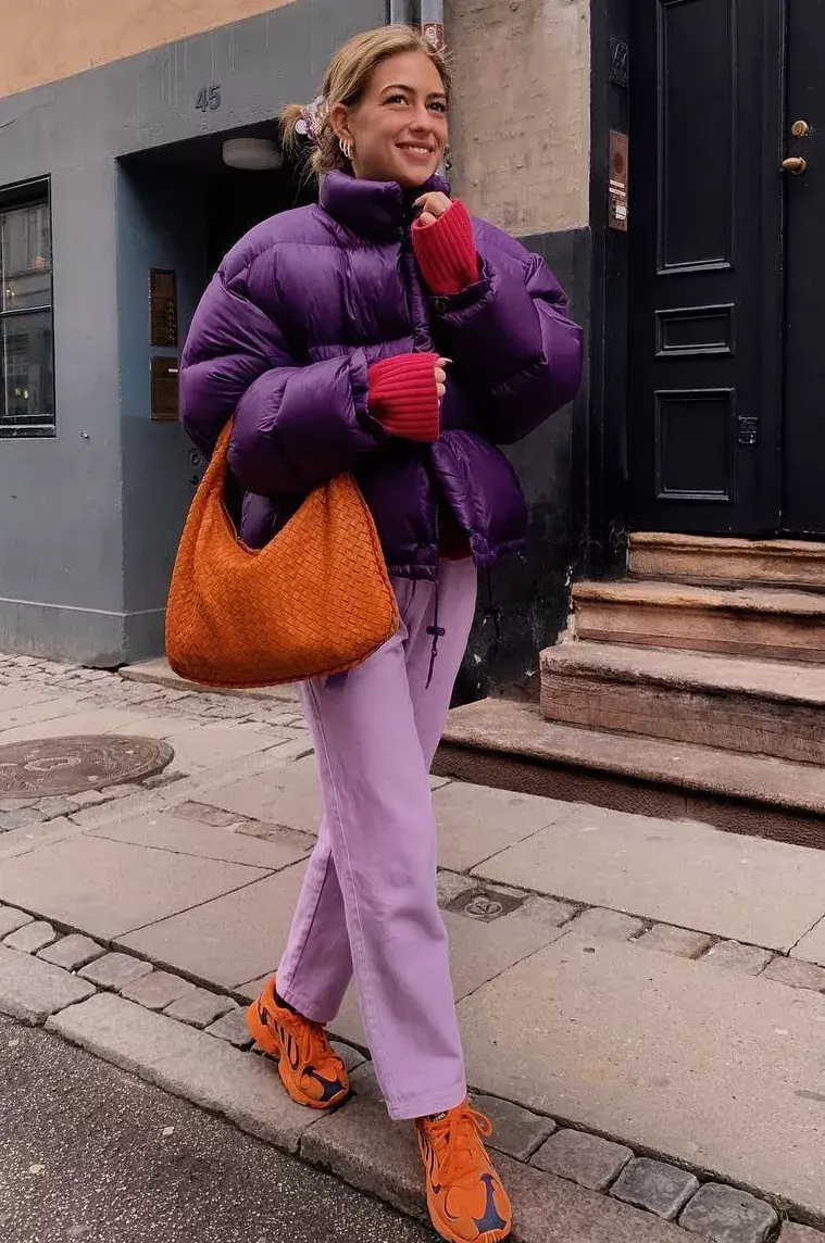 【彩色羽绒服】