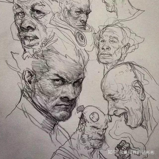 英国概念艺术家速写大神karlkopinski