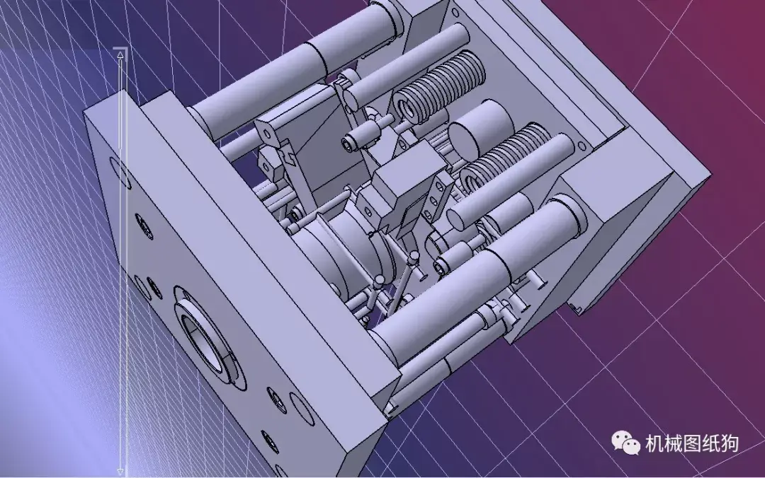 工程機械一套完整的塑料件模具3d圖紙stp格式