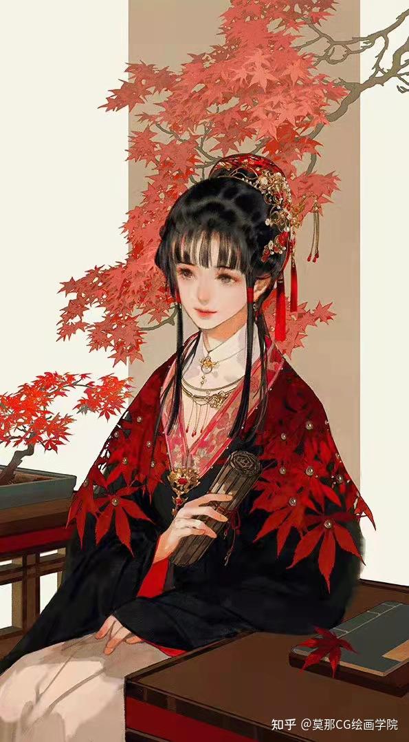 [莫那cg绘画学院插画欣赏]插画师伊吹鸡腿子太太的插画作品