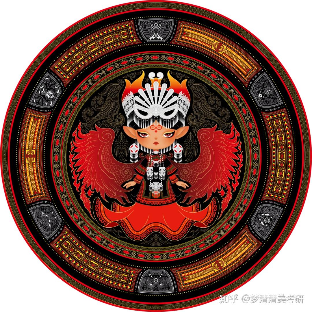 如今彝族文创设计大多还局限于彝族装饰纹样,造型上也忽略了彝人形象