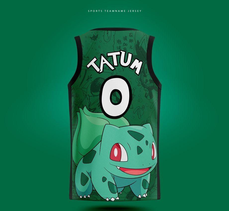 网友社媒晒其为球星设计的宝可梦联名球衣 - 知乎