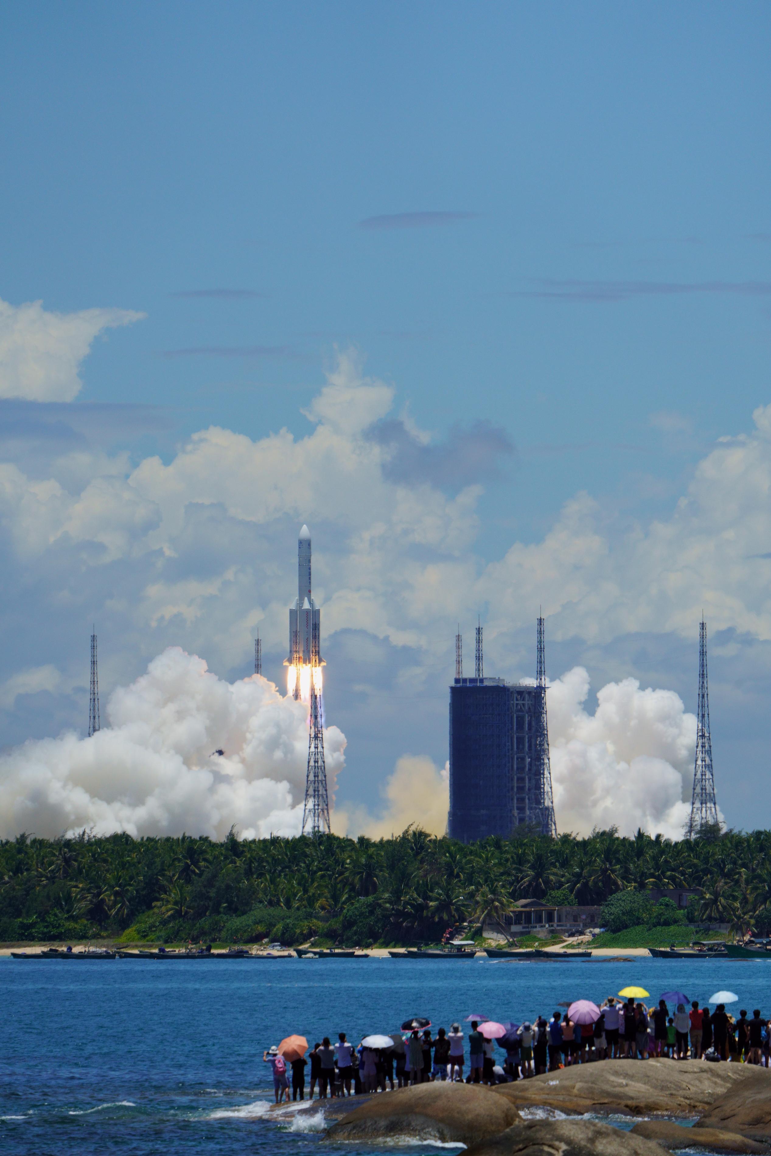 向星辰大海出发——a7r4拍摄天问一号发射