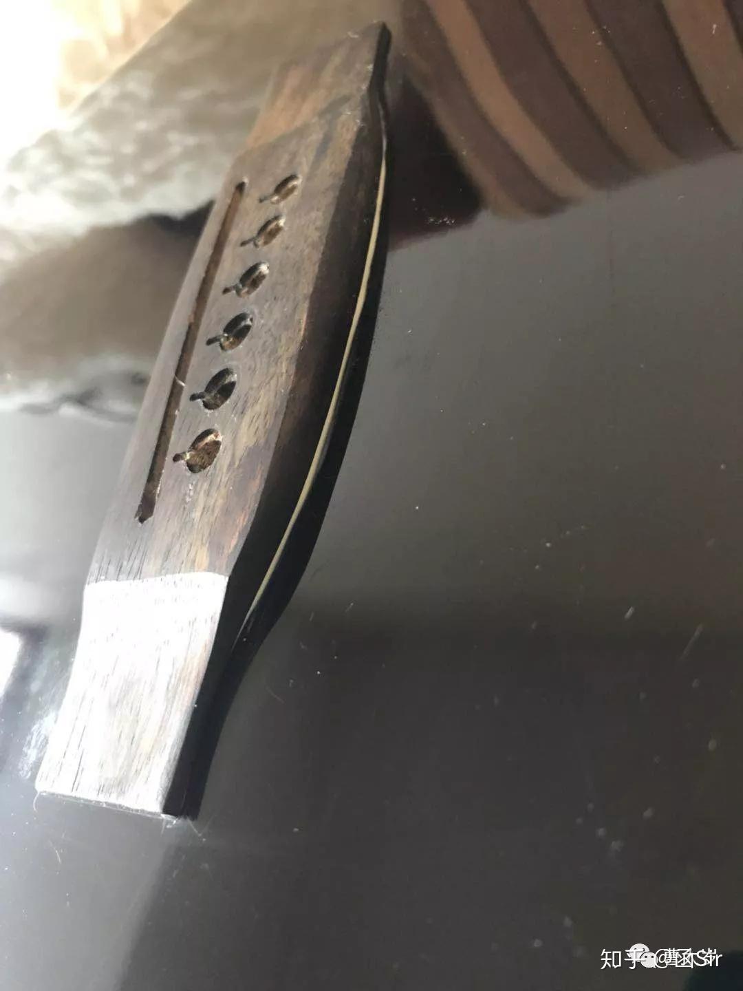 吉他琴码处轻微开胶如何修复? - 知乎