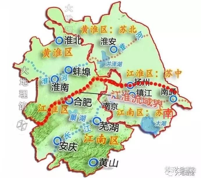 秦岭淮河安徽省分界图片