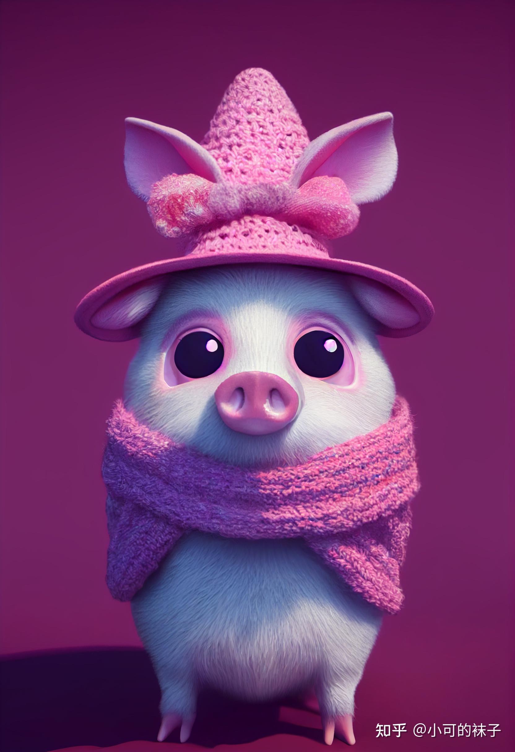 卡通小豬豬 卡通動物 可愛動物 粉色小豬, 豬剪貼畫, 動畫片, 粉色素材圖案，PSD和PNG圖片免費下載