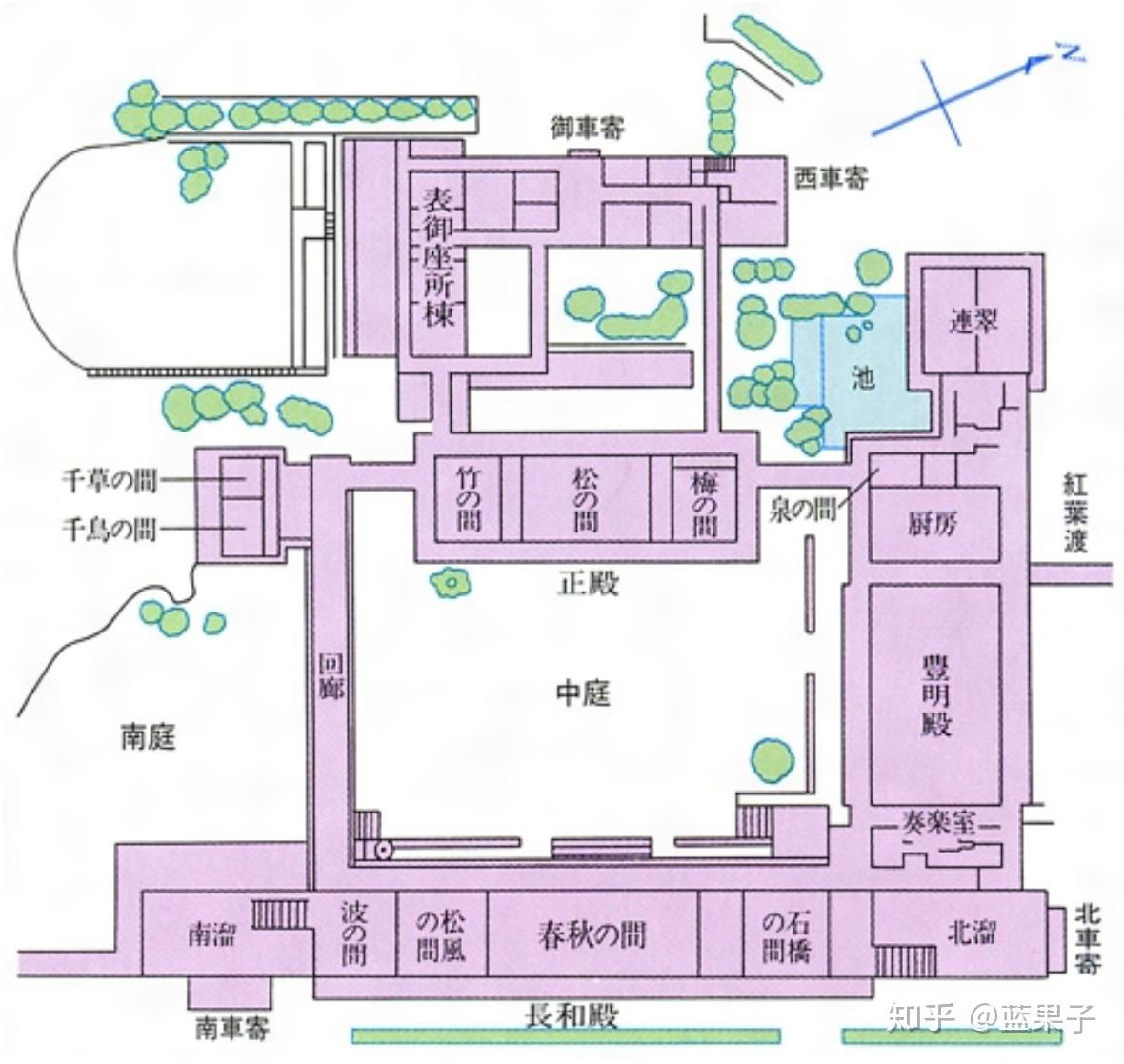 日本城堡平面图图片