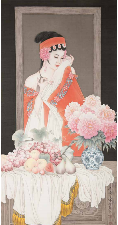 崔景哲热爱传统的工笔画画家生动诠释越是民族的越是世界的